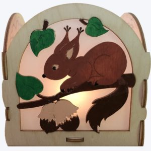 Motivteelicht Eichhörnchen