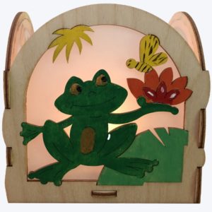 Motivteelicht Frosch