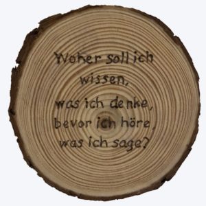 Woher soll ich wissen...