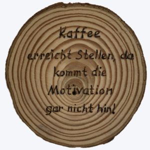 Kaffee erreicht Stellen...