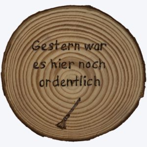 Gestern war es...