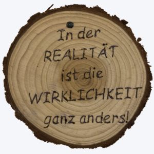 In der Realität...
