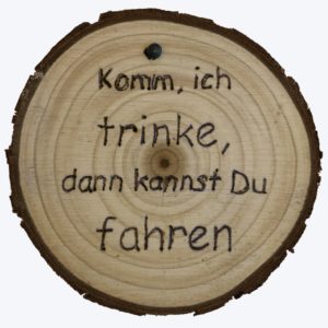 Komm, ich trinke...