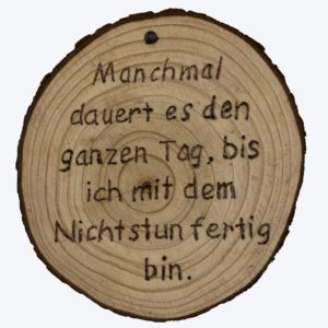 Manchmal dauert es den ganzen Tag...