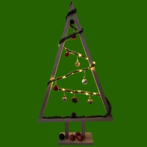 Weihnachtsbaum aus Buche, mit 20 LEDs, ca. 80 cm hoch